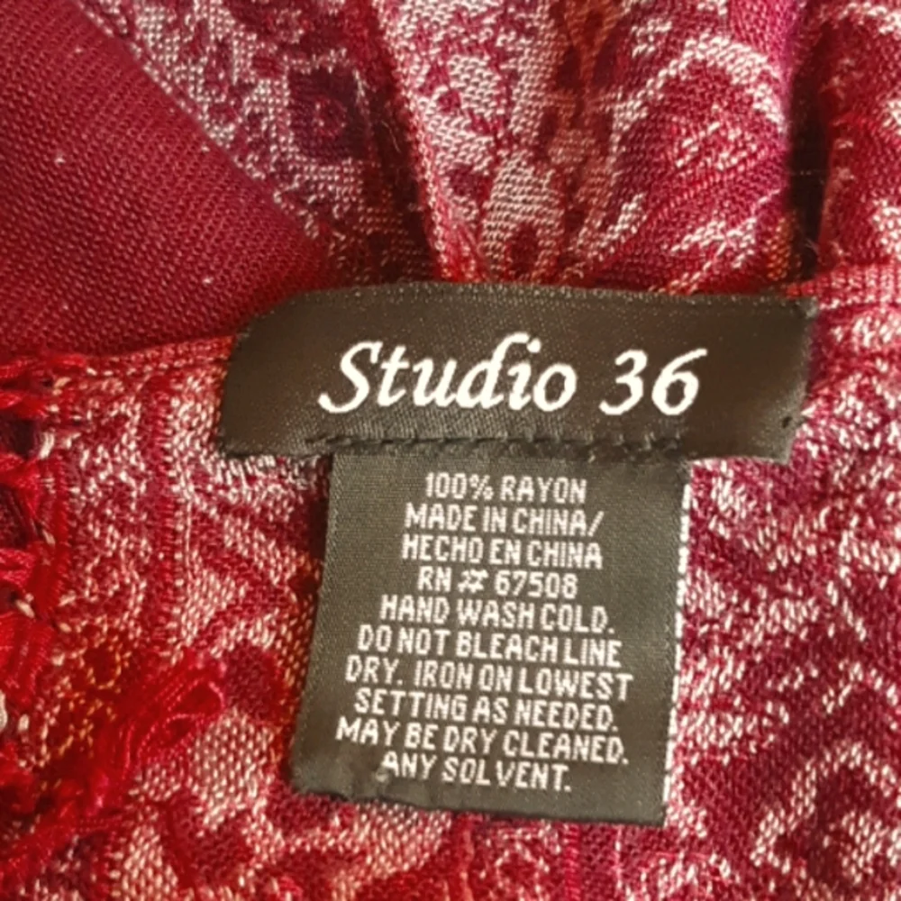 Rayon Knit wrap Long Wide Shoulder scarf Rectangle STUDIO 36